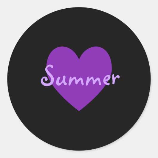 夏（紫） ラウンドシール (正面)