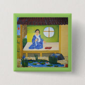 夏 缶バッジ (正面)