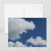 夏, 自然, 天気, 青, 背景, 空 ポストカード (正面/裏面)
