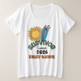 夏 26 熱波 レディース 基本 プラスサイズ  プラスサイズTシャツ
