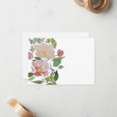 夏#2-フローラ3.5 X 5ノートカ空白のード ノートカード (正面/裏面インサイチュ)