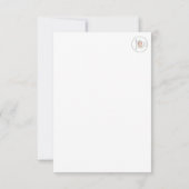 夏#2-フローラ3.5 X 5ノートカ空白のード ノートカード (裏面)