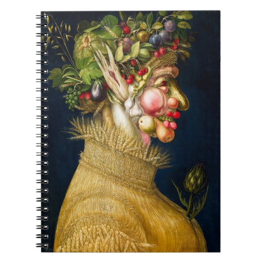 夏 | Giuseppe Arcimboldo | ノートブック (正面)