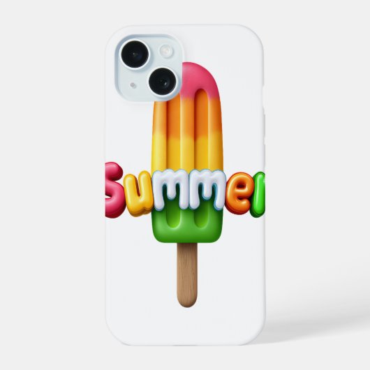 夏 iPhone 15ケース (裏面)