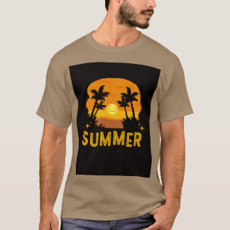 夏» Palm Tree T-Shirt - Tropical Vibes Edition Tシャツ