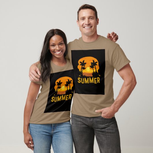 夏» Palm Tree T-Shirt - Tropical Vibes Edition Tシャツ (ユニセックス)