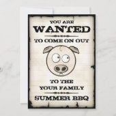 夏BBQは招待状がほしいと思いました 招待状 (正面)