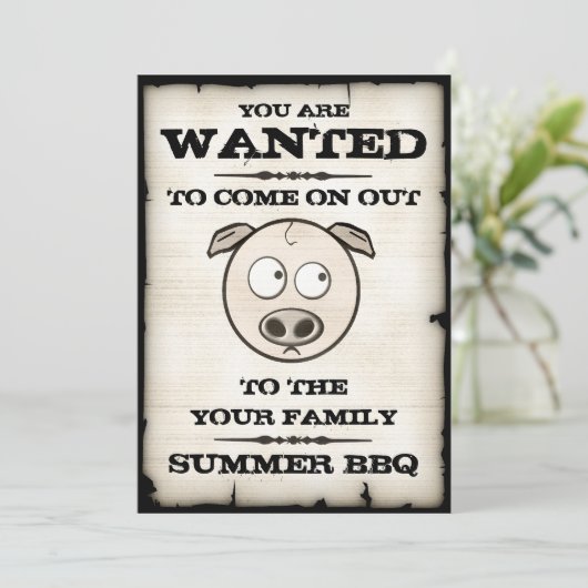 夏BBQは招待状がほしいと思いました 招待状 (スタンド正面)