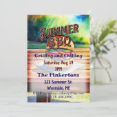 夏BBQグリルと肌寒さ 招待状 (スタンド正面)