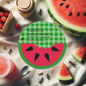 夏BBQピクニックバースデーパーティーのカスタマイズ 招待状