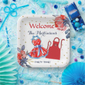 夏BBQピクニッパーソナライズされたク ペーパープレート (パーティー)