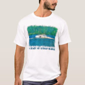 夏Waterskiierおよび湖 Tシャツ (正面)