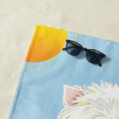 夏Westie ビーチタオル (インサイチュ)