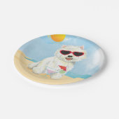 夏Westie ペーパープレート (アングル)