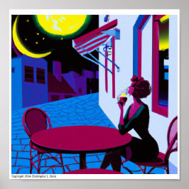 夕べお祝いワインのテイスティングinバリ，イタリア ポスター