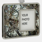 夕べさくらんぼフラムスII春サンセット シルバープレートフレームオーナメント (右)