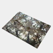 夕べさくらんぼフラムスII春サンセット ドアマット (アングル)