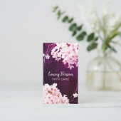 夕べさくらんぼブロッサムプロフェッショナル気にスキン 名刺 (スタンド正面)