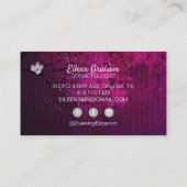 夕べさくらんぼブロッサムプロフェッショナル気にスキン 名刺 (裏面)