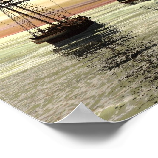 '夕べのいかり' ポスター (角)