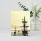 '夕べのいかり' ポストカード (スタンド正面)