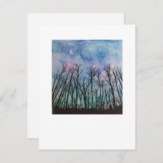 夕べのたそがれ ノートカード (正面/裏面)