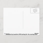 夕べのキジ ポストカード (裏面)