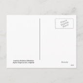 夕べのクリスマスの恵み シーズンポストカード (裏面)