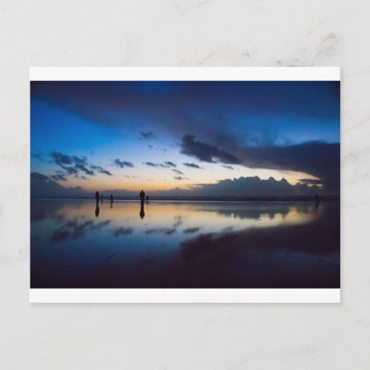 夕べのハマグリの狩り ポストカード (正面)