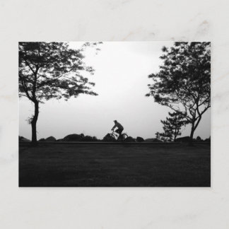 夕べのバイクの乗車 ポストカード