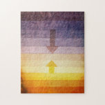 夕べのパズルのパウル・クレーの分離 ジグソーパズル<br><div class="desc">夕べのパズルのパウル・クレーの分離。 1922年からの水色。 いろいろ異なったスタイルで働くパウル・クレー夕べの分離スイスペインターは彼の最も魅惑的な抽象的の1才です。 互いの方に指す2つの矢との上向きの黄色い勾配の方に動く下向きの紫色の勾配を特色にすること。 パウル・クレー、抽象美術、水彩画の絵画およびスイスの芸術のファンのための素晴らしいギフト。</div>