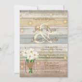 夕べのホタルの結婚式のデザイン 招待状 (正面)