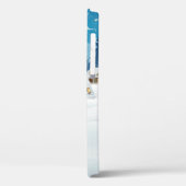 夕べの冬の村の風景で雪を覆った Case-Mate iPhoneケース (裏面 / 左)