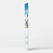 夕べの冬の村の風景で雪を覆った Case-Mate iPhoneケース (裏面 / 右)