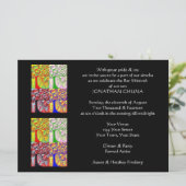 夕べの出来事の招待状(大きい長方形) 招待状 (スタンド正面)