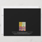 夕べの出来事の招待状(大きい長方形) 招待状 (裏面)