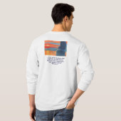 夕べの帆、…ボウラインを離れた投球。 帆… Tシャツ (裏面フル)