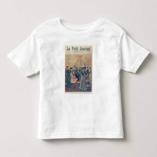 夕べの披露宴のワクチン接種 トドラーTシャツ (正面)