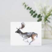 夕べの木びき台 ポストカード (スタンド正面)