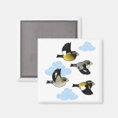 夕べの機内進入 マグネット (正面/裏面)