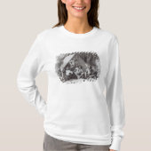 夕べの混乱の山のアレキサンダーの金ゴールド坑夫 Tシャツ (正面)