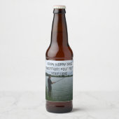 夕べの漁師 ビールラベル (正面)