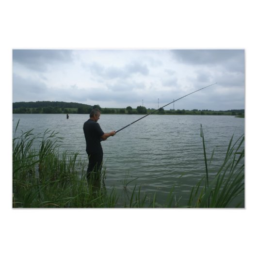 夕べの漁師 フォトプリント            (正面)