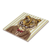 夕べの衣服のトラ タイル (側面)