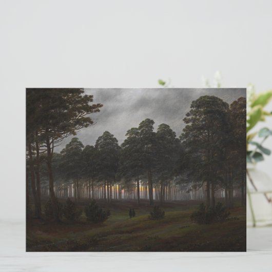 夕べの風景(by Caspar David Friedrich) カード (スタンド正面)