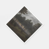 夕べの風景(by Caspar David Friedrich) スタンダードランチョンナプキン (角)