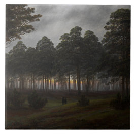 夕べの風景(by Caspar David Friedrich) タイル