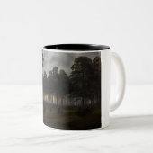 夕べの風景(by Caspar David Friedrich) ツートーンマグカップ (正面右)