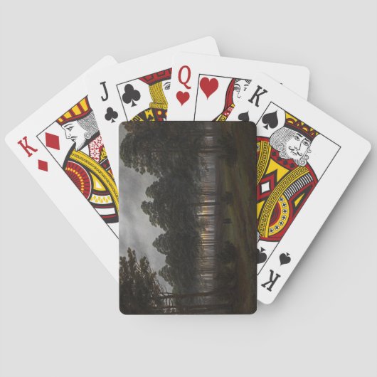 夕べの風景(by Caspar David Friedrich) トランプ (裏面)