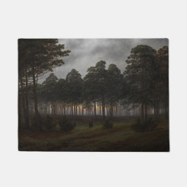 夕べの風景(by Caspar David Friedrich) ドアマット